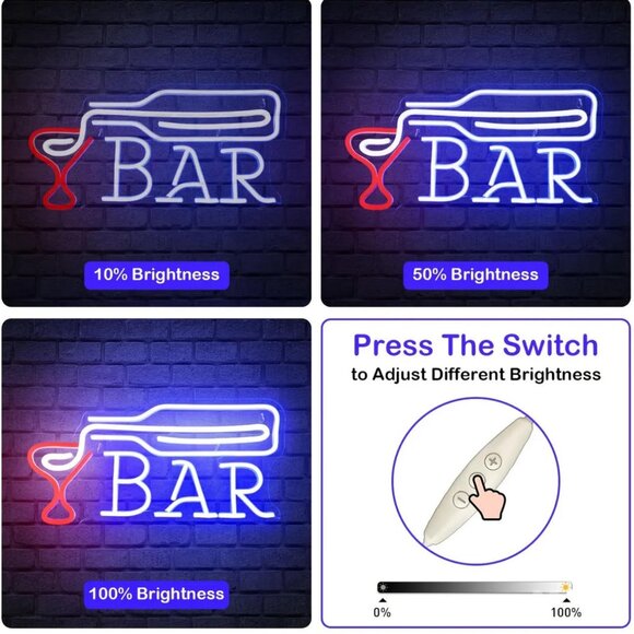BAR NEON LED SIGN - Picture 3 of 7
